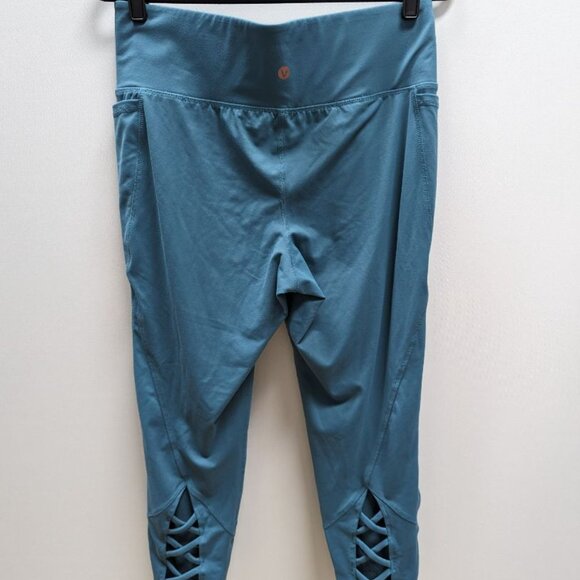 Livi Active Light Blue Leggings with Cutouts - Picture 2 of 2